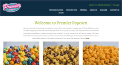 Desktop Screenshot of premier-popcorn.com