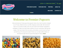 Tablet Screenshot of premier-popcorn.com